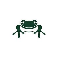 Frosch-Symbol-Logo-Design vektor
