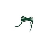 Frosch-Symbol-Logo-Design vektor