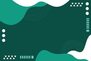 Vektor-Grafik-Vorlage abstrakter Hintergrund mit geometrischer Linie grüne Farbe perfekt für die digitale Präsentation Ihres Unternehmens