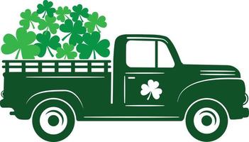 St. Patricks Day Truck 1 vektor