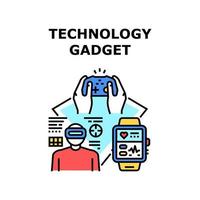 Technologie-Gadget-Symbol-Vektor-Illustration