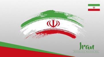 grattis på nationaldagen iran. banner, gratulationskort, flygblad design. affisch mall design vektor