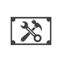 Design-Vorlage für Service-Tools-Vektorsymbol-Illustration vektor