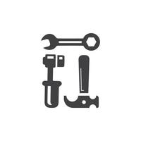 Design-Vorlage für Service-Tools-Vektorsymbol-Illustration vektor