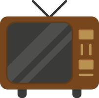 TV-Flat-Symbol vektor