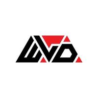 WLD-Dreieck-Buchstaben-Logo-Design mit Dreiecksform. Wld-Dreieck-Logo-Design-Monogramm. Wld-Dreieck-Vektor-Logo-Vorlage mit roter Farbe. wld dreieckiges logo einfaches, elegantes und luxuriöses logo. wld vektor