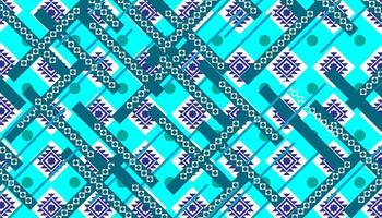abstrakter geometrischer ethnischer Textilnahtloser Musterhintergrund Premium-Vektor vektor