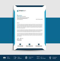 corporate business brevpapper vektor malldesign