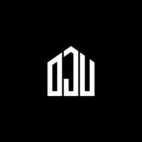 Oju-Brief-Design.Oju-Brief-Logo-Design auf schwarzem Hintergrund. oju kreative Initialen schreiben Logo-Konzept. Oju-Brief-Design.Oju-Brief-Logo-Design auf schwarzem Hintergrund. Ö vektor