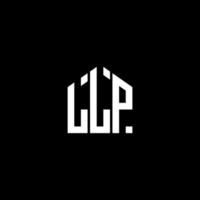 llp-Buchstaben-Logo-Design auf schwarzem Hintergrund. llp kreatives Initialen-Buchstaben-Logo-Konzept. llp Briefgestaltung. vektor