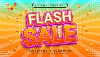 flash sale 3d bearbeitbare texteffektvorlage