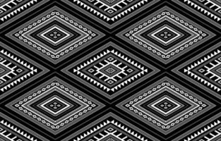 geometrisches ethnisches orientalisches nahtloses Muster traditionell. design für hintergrund, teppich, tapeten, kleidung, verpackung, batic, stoff, vektor illustraion.stickstil.