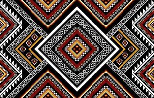 geometriska etniska sömlösa mönster. traditionell inhemsk stil. design för bakgrund, illustration, tapeter, tyg, kläder, matta, broderi vektor