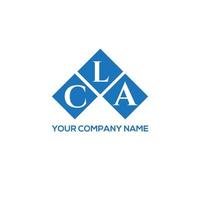 cla-Brief-Design. cla-Brief-Logo-Design auf weißem Hintergrund. cla kreative Initialen schreiben Logo-Konzept. cla-Brief-Design. cla-Brief-Logo-Design auf weißem Hintergrund. c vektor