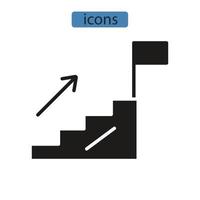 Macht Symbole Symbol Vektorelemente für Infografik-Web vektor