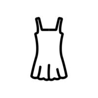 Kleid zum Schwimmen Symbol Vektor Umriss Illustration