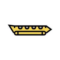 bananenboot, farbe, symbol, vektor, illustration vektor