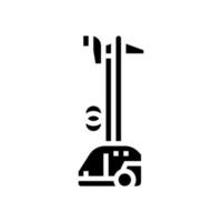 Glyph-Symbol-Vektorillustration für Dampfausrüstung vektor