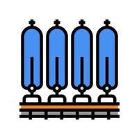 vatten filter system färg ikon vektor illustration