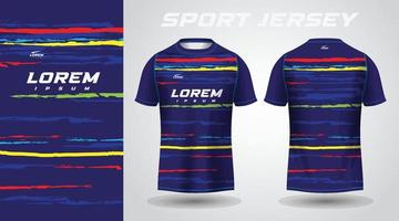 farbenfrohes Sporttrikot-Design vektor