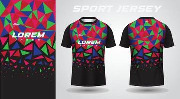 farbenfrohes Sporttrikot-Design vektor