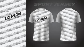 weißes Hemd Sport-Jersey-Design vektor