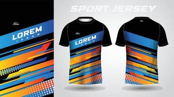 farbenfrohes Sporttrikot-Design vektor