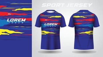 farbenfrohes Sporttrikot-Design vektor