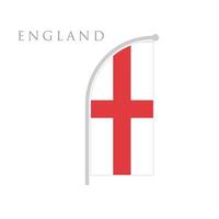 England-Flagge flache Design-Vektor-Illustration vektor