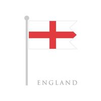 England flagga platt design vektorillustration vektor