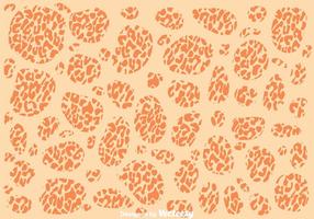 Abstraktes orange Leopardmuster vektor