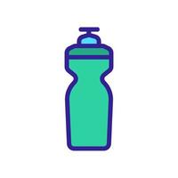 Schraubverschluss Flasche Symbol Vektor Umriss Illustration