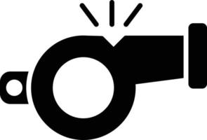Glyphen-Symbol pfeifen vektor