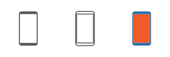 Handy-Icon-Vektor. Smartphone-Symbol-Vektor-Illustration vektor