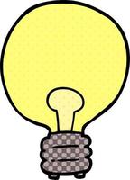 Cartoon-Doodle-Glühbirne vektor