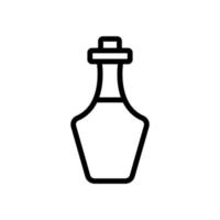 griechische küche ölflasche symbol vektor umriss illustration