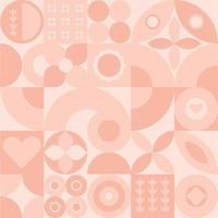abstrakt geometriskt mönster med ränder, linjer. sömlös vektor bakgrund. vit och rosa prydnad. enkel galler grafisk design