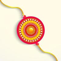 illustration av rakhi raksha bandhan indisk festival bakgrund banner affisch dekorativt firande vektor