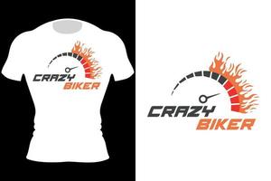 Custom motors.crazy biker.crazy Squad biker.ride to live live to ride.motorcycle t-shirt design vektor