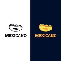 Sombrero-Set. Symbol-Sombrero. Vektor. mexikanischer Sombrero-Hut für Restaurant-Business-Logo. vektor