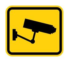 Videoüberwachung icon.cctv-Kamera. vektor