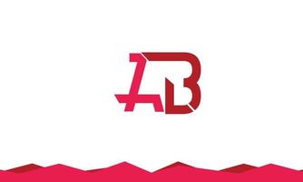 alfabetet bokstäver initialer monogram logotyp ab, ba, a och b vektor