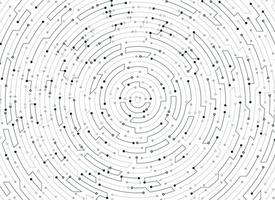 cirkel elektronisk bakgrund vektor