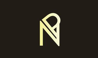 alphabet buchstaben initialen monogramm logo np, pn, n und p vektor