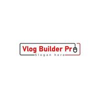 Vlog Logo Channel View Tube vektor