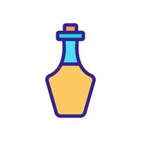 griechische küche ölflasche symbol vektor umriss illustration