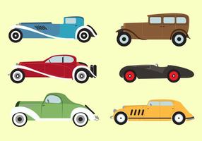 Vector Set von 1930s Vechicles