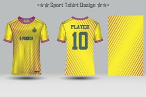 Sport-Trikot-Mockup-Template-Design vektor