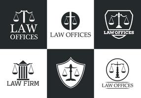 Law Office Vektor-Logo-Sammlung vektor