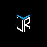 jr letter logotyp kreativ design med vektorgrafik vektor